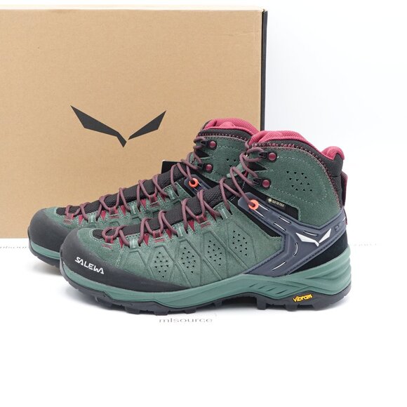 Salewa Women's Alp Trainer 2 Mid GTX Gore-Tex Waterproof Hiking Shoes Size 9 - Picture 1 of 10